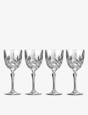 MARQUIS: Markham crystal wine glass set of four