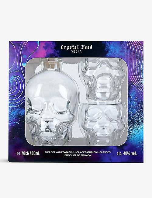 CRYSTAL HEAD VODKA: Crystal Head Vodka cocktail glass gift set
