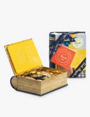 VENCHI: Vintage Mini Book assorted filled chocolates 166g