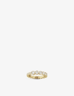 SOPHIE BILLE BRAHE: Ensemble Croissant 18ct yellow-gold and brilliant-cut 1.66ct diamond ring
