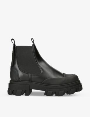 GANNI: City recycled rubber-blend Chelsea boots