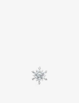 THOMAS SABO: Snowflake sterling silver and zirconia single stud earring