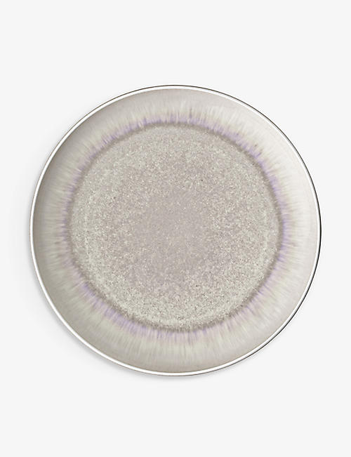 VILLEROY & BOCH: Perlemor glazed porcelain plate 27cm
