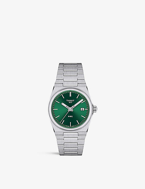 TISSOT: T1372101108100 Prx Quartz stainless-steel quartz watch