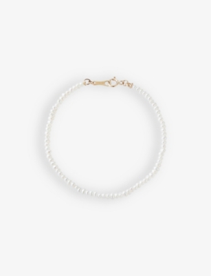 MIZUKI: Dancing Pearl 14ct yellow-gold and freshwater pearl bracelet