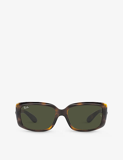 RAY-BAN: RB4389 rectangular-shape propionate sunglasses
