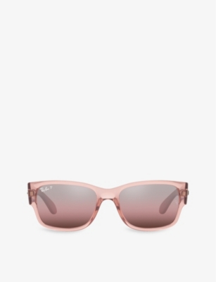 RAY-BAN: RB4388 pillow-frame propionate sunglasses