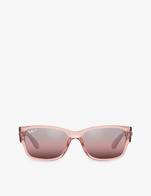 RAY-BAN: RB4388 pillow-frame propionate sunglasses