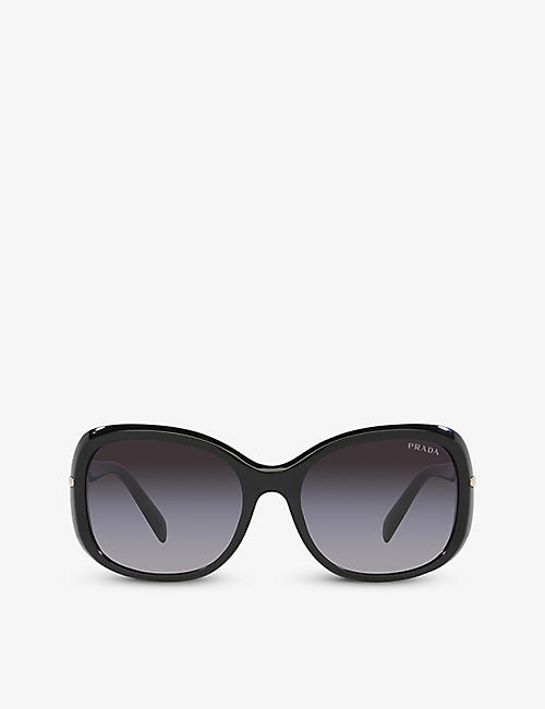 PRADA: PR 04ZS square-frame acetate sunglasses