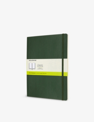 MOLESKINE: Classic XL soft-cover plain leather notebook