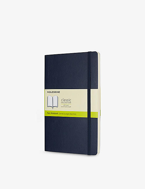 MOLESKINE: Large soft-cover plain notebook 21cm x 13cm