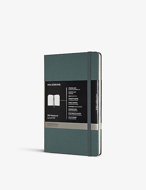 MOLESKINE: Pro hard-cover large notebook  21cm x 13cm
