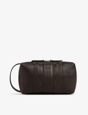 TED BAKER: House Check faux-leather organiser