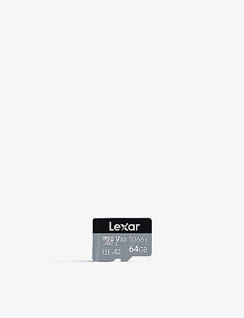 LEXAR: 64GB microSDXC memory card