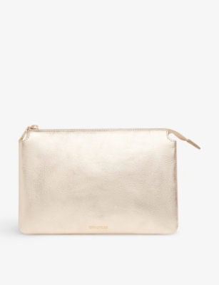 WHISTLES: Elita leather clutch bag