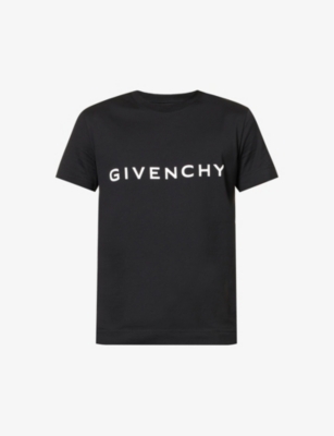 GIVENCHY: Logo-print cotton-jersey T-shirt