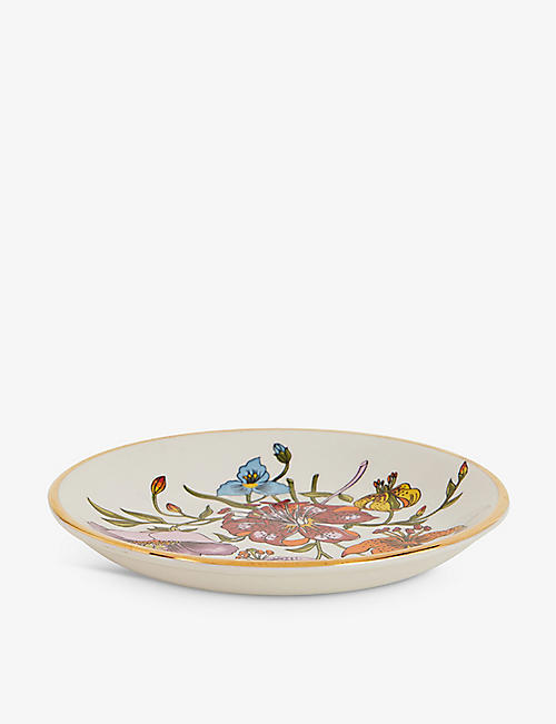 THIS OLD THING LONDON: Pre-loved Gucci floral ceramic dish 12cm