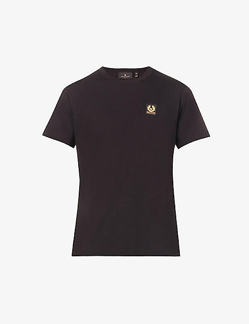 BELSTAFF: Brand-patch cotton-jersey T-shirt