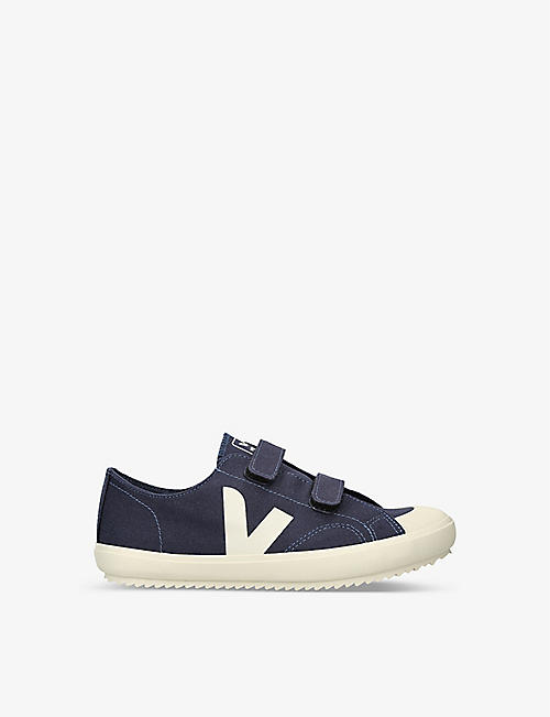 VEJA: Ollie logo-printed canvas trainers 6-9 years