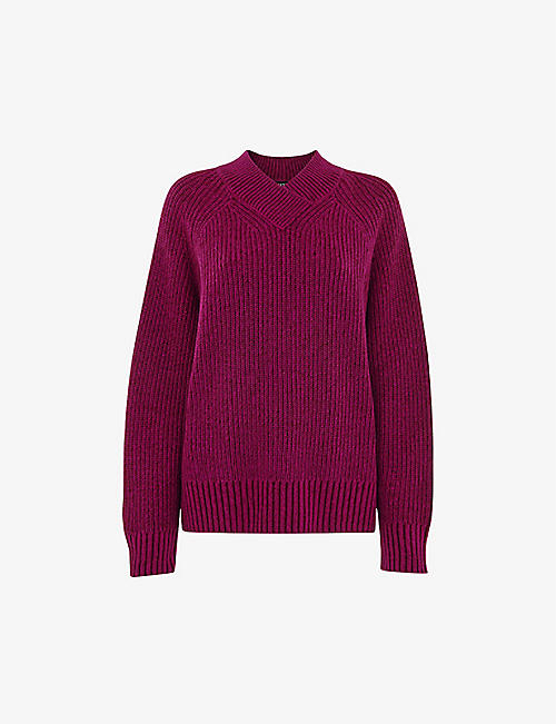 WHISTLES: Ribbed knitted jumper