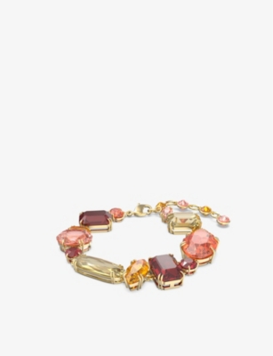 SWAROVSKI: Gema brass and crystal bracelet