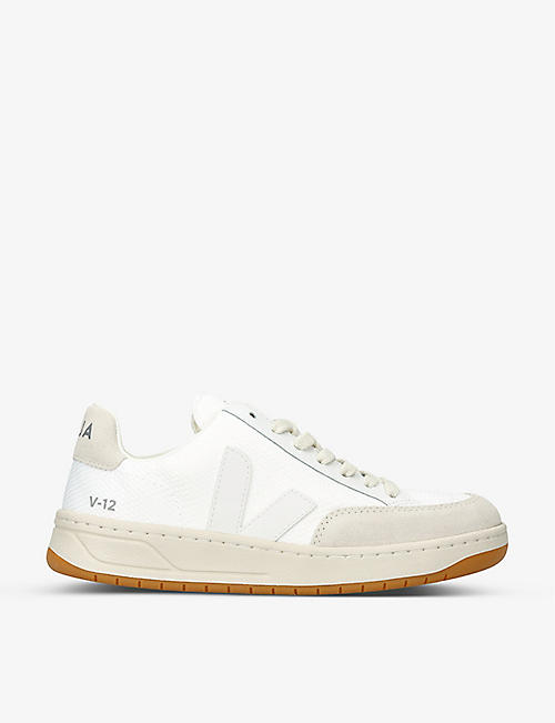 VEJA: Women's V-12 low-top leather mid-top trainers