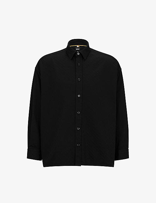 BOSS: Business regular-fit cotton shirt