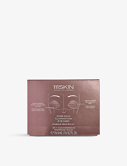 111SKIN: Rose Gold illuminating eye mask pack of eight