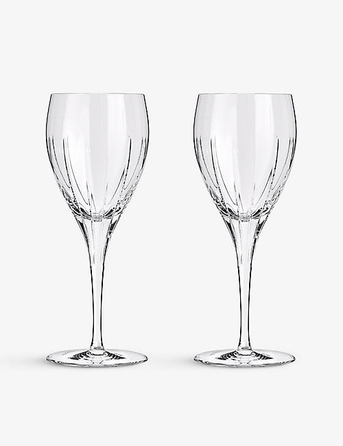 CHRISTOFLE: Iriana white wine water glasses set of two