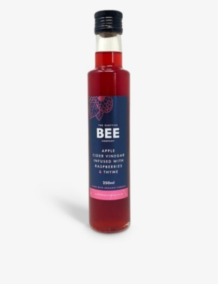 CONDIMENTS & PRESERVES: The Scottish Bee Company raspberry and thyme apple cider vinegar 250ml
