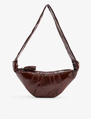 LEMAIRE: Croissant small coated-cotton cross-body bag