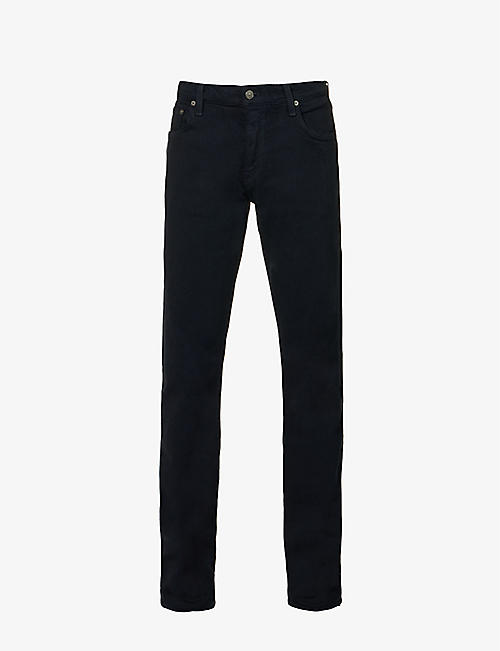 CITIZENS OF HUMANITY: Adler brand-patch regular-fit tapered-leg stretch-woven trousers