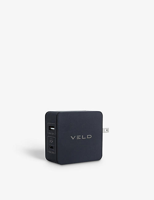 VELD: Super-Fast 2-Port Travel Charger 42W