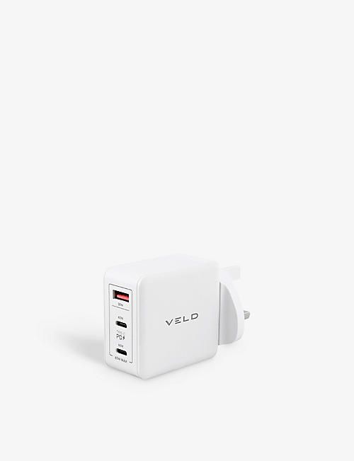 VELD: Super-Fast 2-Port travel charger 65W