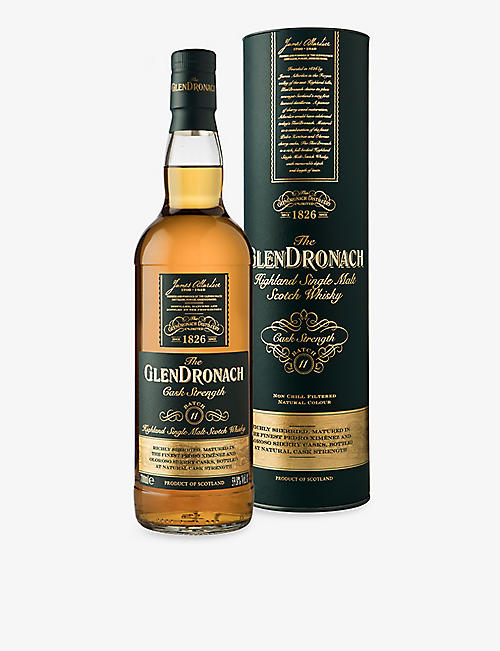 GLENDRONACH: Glendronach Cask Strength Batch 11 Highland single-malt Scotch whisky 700ml