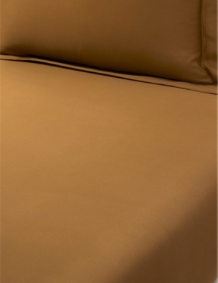 YVES DELORME: Triomphe organic cotton-sateen fitted sheet