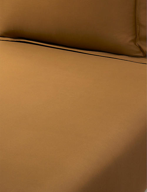 YVES DELORME: Triomphe organic cotton-sateen fitted sheet