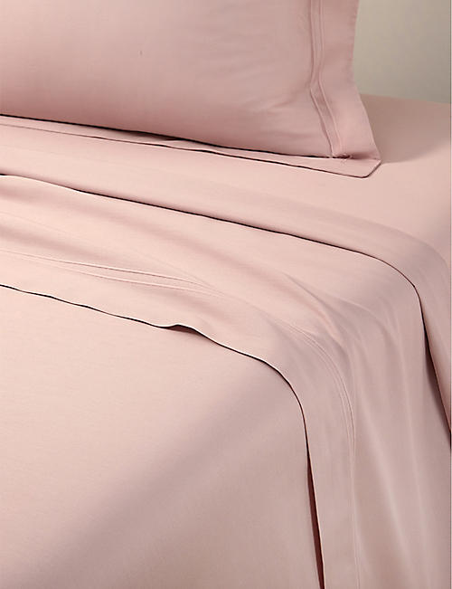 YVES DELORME: Triomphe organic cotton-sateen flat bed sheet