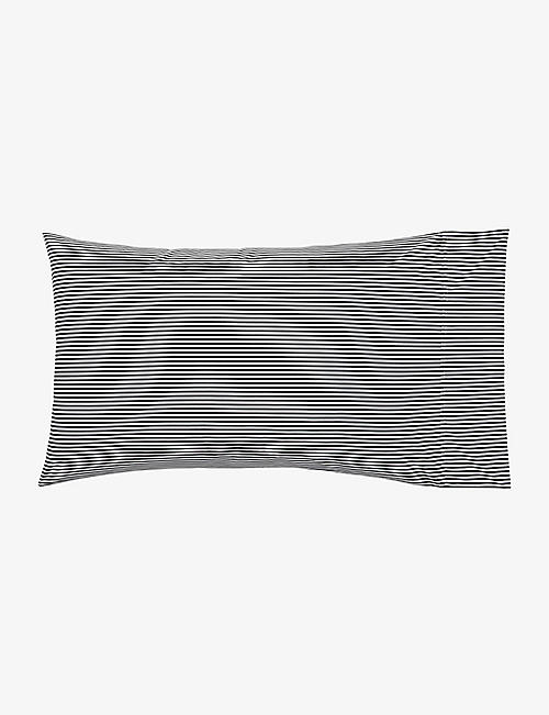 RALPH LAUREN HOME: Shirting Stripe organic-cotton Oxford pillowcase