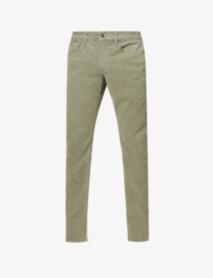 FRAME: L’homme slim-fit straight-leg stretch-woven trousers