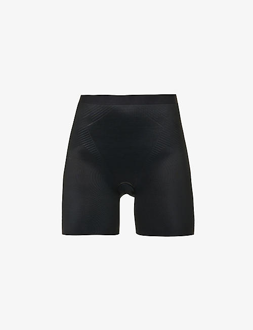 SPANX: Thinstincts® 2.0 high-rise stretch-satin shorts