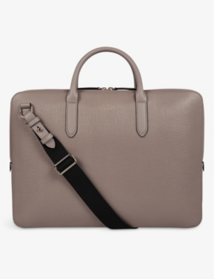 SMYTHSON: Panama large leather briefcase