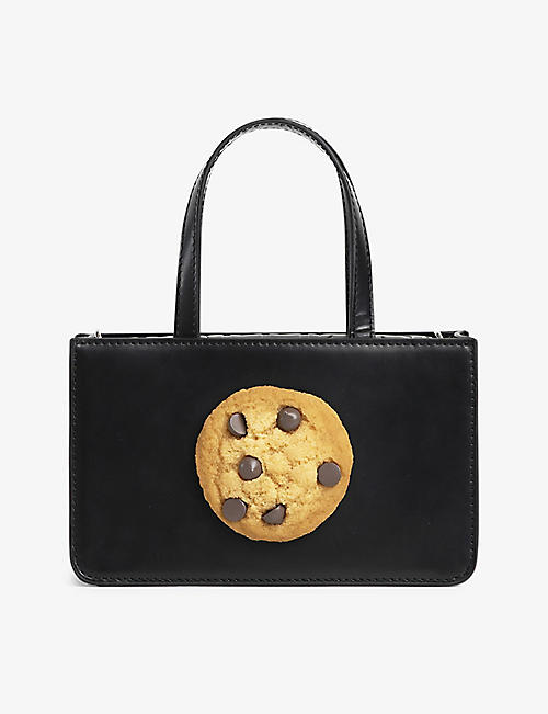 PUPPETS AND PUPPETS: Cookie small leather shoulder bag