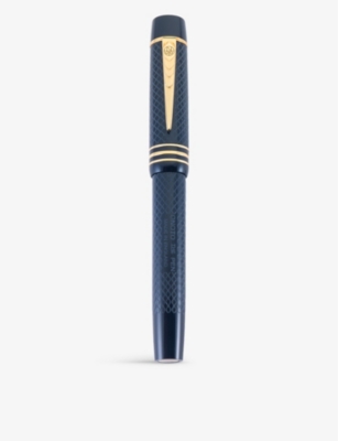 ONOTO: Magna Classic acrylic with chasing and 23ct yellow-gold plated sterling-silver fountain pen
