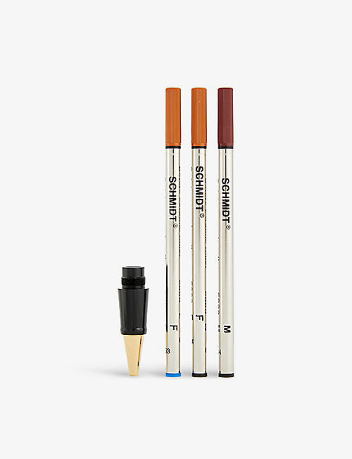 ONOTO: Schmidt gold-plated and acrylic rollerball conversion kit