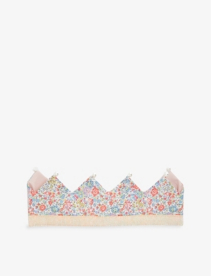 MERI MERI: Floral-print cotton crown