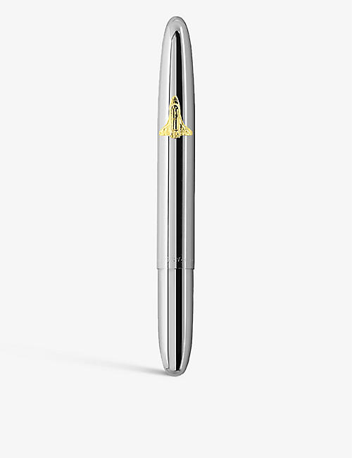 FISHER SPACE PEN: Bullet shuttle-embellished brass ballpoint pen