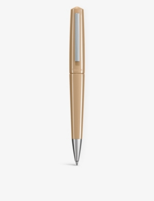 TIBALDI: Infrangibile resin and stainless-steel ballpoint pen