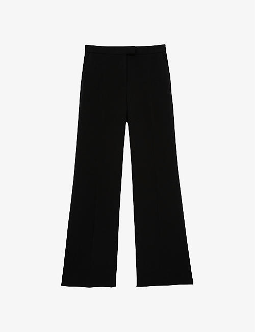 THE KOOPLES: Straight-leg high-rise crepe trousers