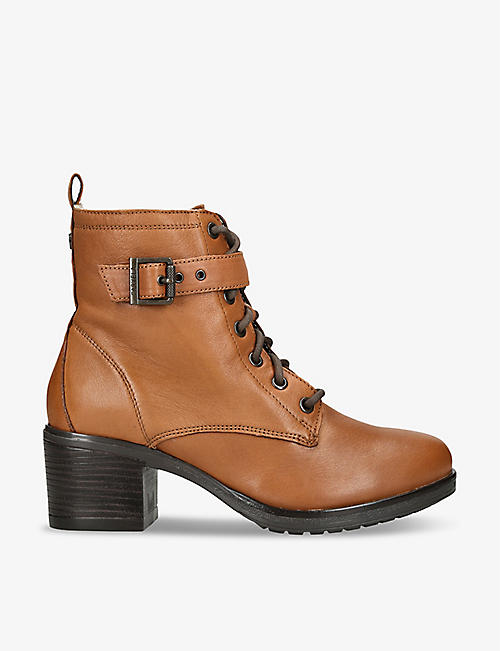 CARVELA COMFORT: Snug fleece-lined leather heeled boots